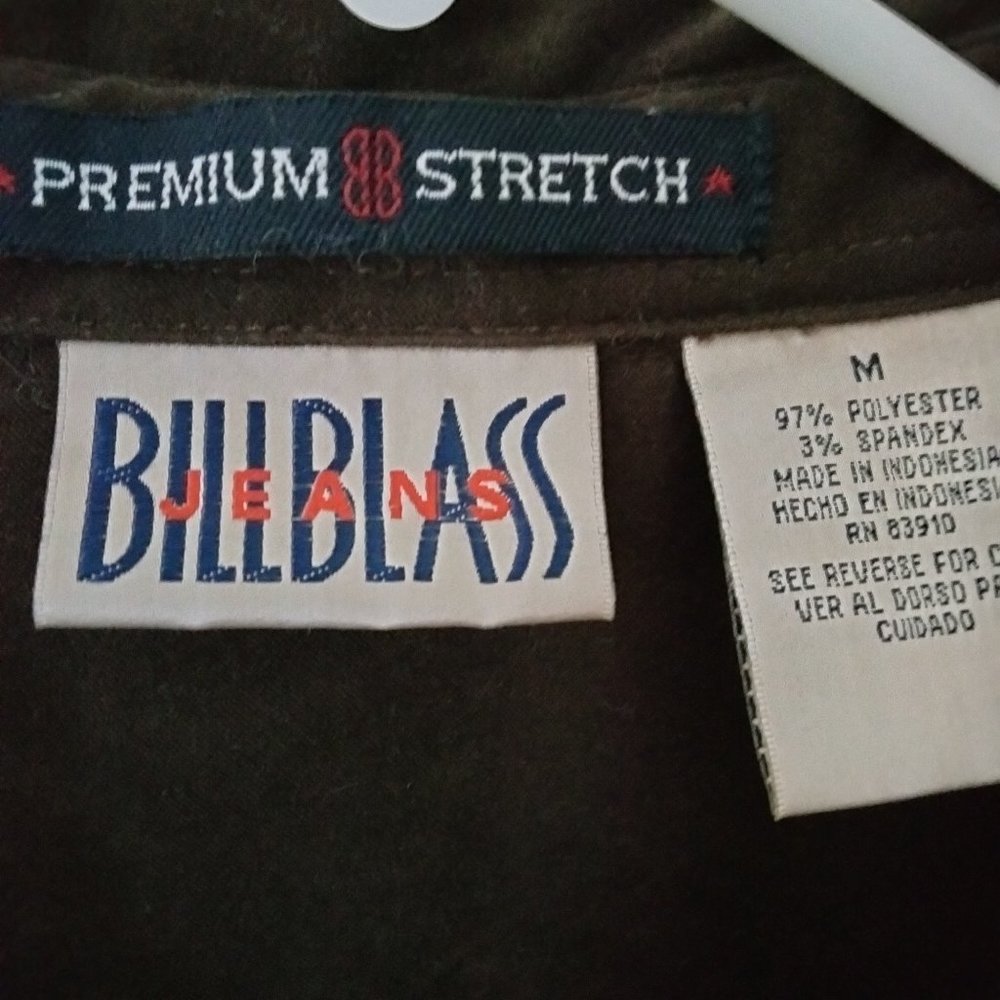 Bill Blass Stretch Shirt Jacket, M - Picture 4 of 5
